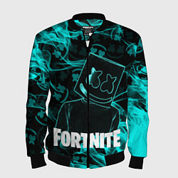Бомбер мужской Fortnite Marshmello, цвет: 3D-черный