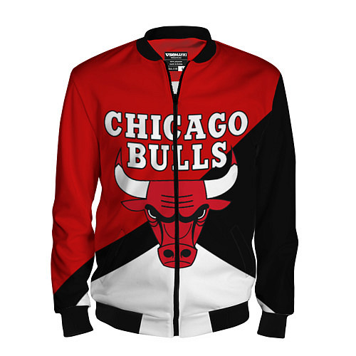 Мужской бомбер CHICAGO BULLS / 3D-Черный – фото 1