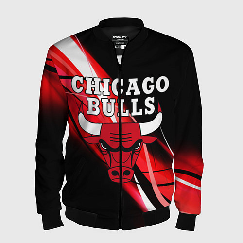 Мужской бомбер CHICAGO BULLS / 3D-Черный – фото 1