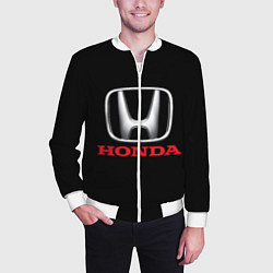 Бомбер мужской HONDA, цвет: 3D-белый — фото 2
