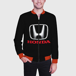 Бомбер мужской HONDA, цвет: 3D-красный — фото 2