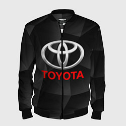 Бомбер мужской TOYOTA, цвет: 3D-черный