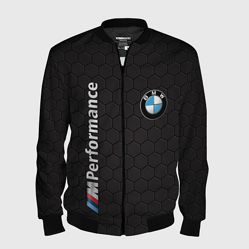 Мужской бомбер BMW / 3D-Черный – фото 1