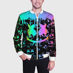 Бомбер мужской MARSHMELLO, цвет: 3D-белый — фото 2