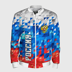 Бомбер мужской RUSSIA SPORT, цвет: 3D-белый