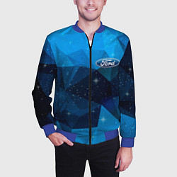 Бомбер мужской FORD, цвет: 3D-синий — фото 2