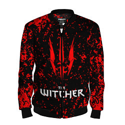 Бомбер мужской The Witcher, цвет: 3D-черный