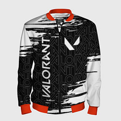 Бомбер мужской VALORANT ВАЛОРАНТ, цвет: 3D-красный