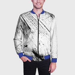 Бомбер мужской ШТРИХИ, цвет: 3D-синий — фото 2