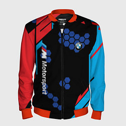 Бомбер мужской CYBER BMW UNIFORM, цвет: 3D-красный
