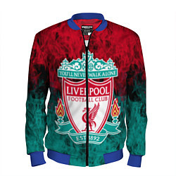 Бомбер мужской LIVERPOOL, цвет: 3D-синий