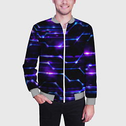 Бомбер мужской Технологии будущее нано броня, цвет: 3D-меланж — фото 2
