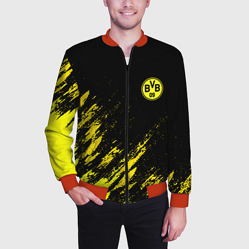 Мужской бомбер BORUSSIA / 3D-Красный – фото 3