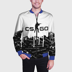 Бомбер мужской COUNTER STRIKE, цвет: 3D-синий — фото 2