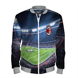 Бомбер мужской FC MILAN, цвет: 3D-меланж