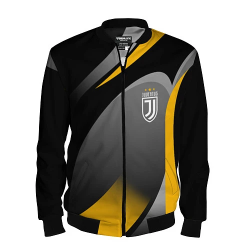 Мужской бомбер Juventus Uniform / 3D-Черный – фото 1