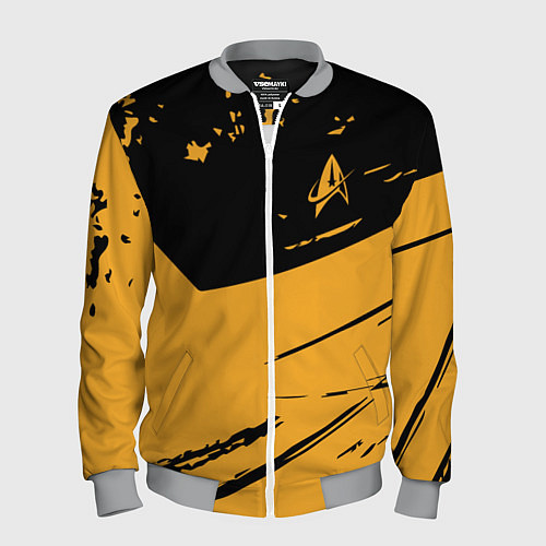 Мужской бомбер Star Trek / 3D-Меланж – фото 1