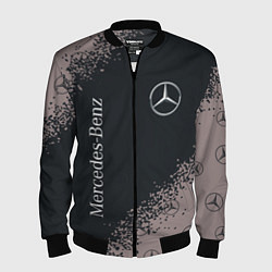 Бомбер мужской MERCEDES МЕРСЕДЕС, цвет: 3D-черный