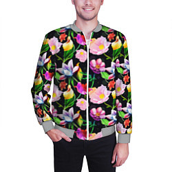 Бомбер мужской Разноцветие, цвет: 3D-меланж — фото 2