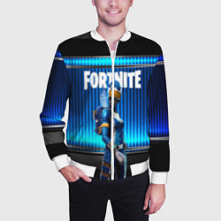 Бомбер мужской FORTNITE, цвет: 3D-белый — фото 2