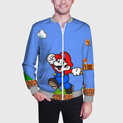 Бомбер мужской Mario, цвет: 3D-меланж — фото 2