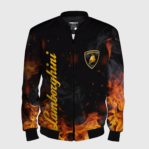 Мужской бомбер LAMBORGHINI / 3D-Черный – фото 1