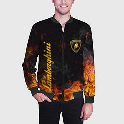 Бомбер мужской LAMBORGHINI, цвет: 3D-черный — фото 2