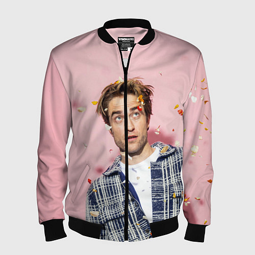 Мужской бомбер ROBERT PATTINSON / 3D-Черный – фото 1