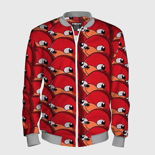 Мужской бомбер Knuckles / 3D-Меланж – фото 1