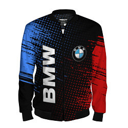 Бомбер мужской BMW ТЕКСТУРА, цвет: 3D-черный