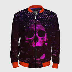 Бомбер мужской Phonk Skull, цвет: 3D-красный