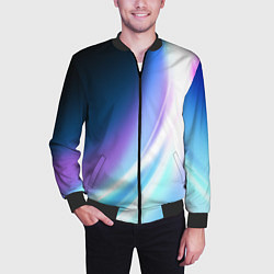 Бомбер мужской Сияние, цвет: 3D-черный — фото 2