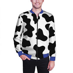 Бомбер мужской Му-му, цвет: 3D-синий — фото 2