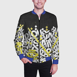 Бомбер мужской GRAFFITY, цвет: 3D-синий — фото 2