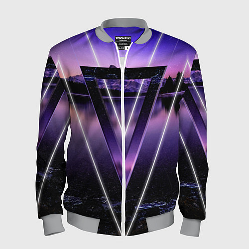 Мужской бомбер ОЗЕРО / 3D-Меланж – фото 1