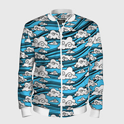 Бомбер мужской КИМОНО ТАНДЖИРО, цвет: 3D-белый