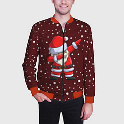 Бомбер мужской Dab-Santa, цвет: 3D-красный — фото 2