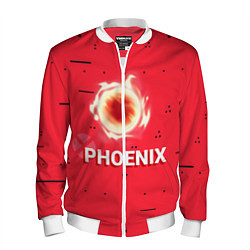 Бомбер мужской Phoenix, цвет: 3D-белый