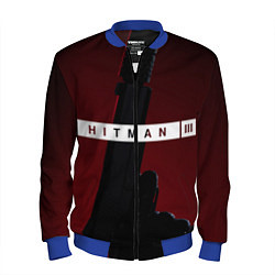 Бомбер мужской Hitman III, цвет: 3D-синий