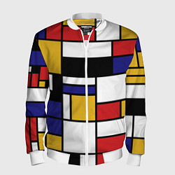Мужской бомбер Color blocking