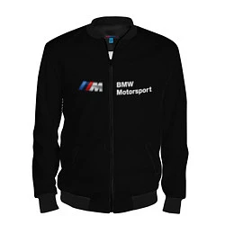 Бомбер мужской BMW M, цвет: 3D-черный