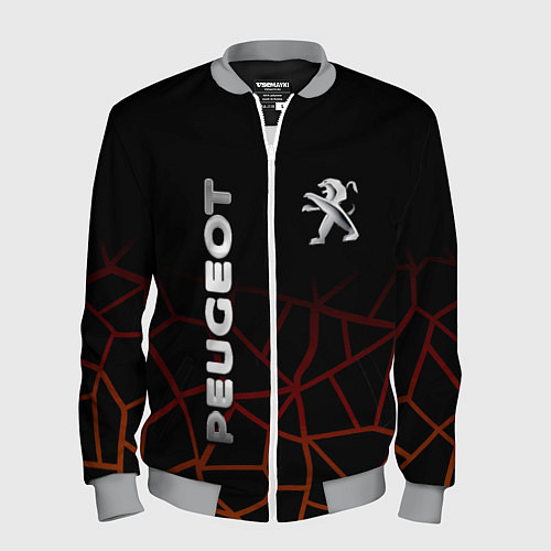 Мужской бомбер PEUGEOT / 3D-Меланж – фото 1