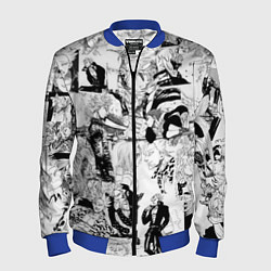 Бомбер мужской Бан, цвет: 3D-синий