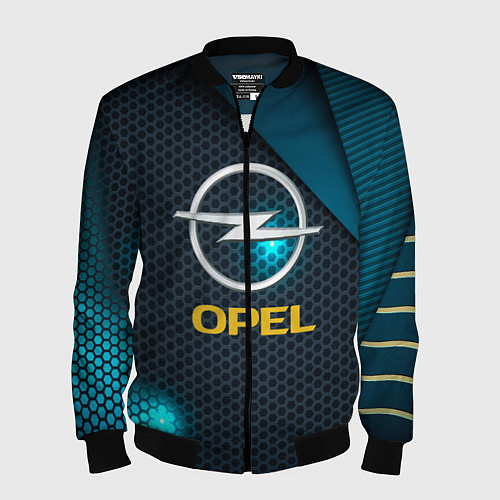 Мужской бомбер OPEL ОПЕЛЬ / 3D-Черный – фото 1