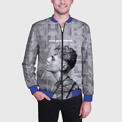 Бомбер мужской Ваня Дмитриенко, цвет: 3D-синий — фото 2