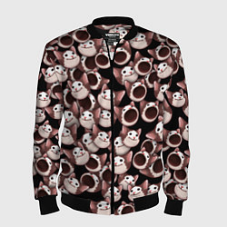 Мужской бомбер Popping cats