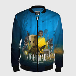 Бомбер мужской LITTLE NIGHTMARES 2, цвет: 3D-черный