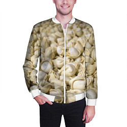 Бомбер мужской Пельмени, цвет: 3D-белый — фото 2