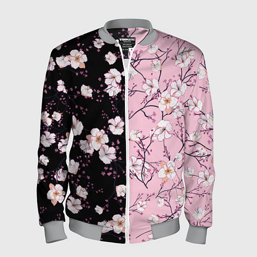 Мужской бомбер САКУРА SAKURA ВИШНЯ / 3D-Меланж – фото 1