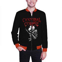 Бомбер мужской Cannibal Corpse 1, цвет: 3D-красный — фото 2